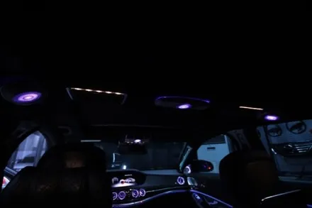 대구 W222 S클래스 실내 엠비언트 종합세트 송풍구 부매스터 엑티브엠비언트 천장 맵등까지 완벽작업 / 대구 구미