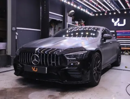 대구랩핑 AMG GT43 사틴바솔트 전체랩핑 / 대구 구미