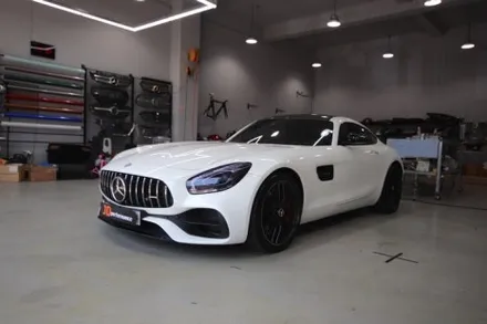 대구랩핑 AMG GT 2도어 블랙시리즈 바디 컨버전 전체랩핑 / 대구 구미