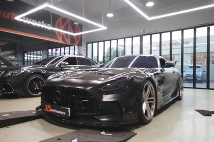 벤츠 AMG GT 전기형 스티어링휠 튜닝 어질리티 셀렉트 순정연동 활성화 핸들 교체 / 대구 구미