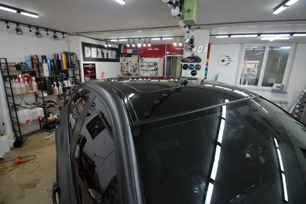 대구랩핑 BMW X6 사틴블랙 전체랩핑 / 대구 구미