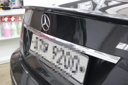 대구랩핑 C63AMG 크롬죽이기 [덱스터제이] / 대구 구미