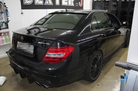 대구랩핑 C63AMG 크롬죽이기 [덱스터제이] / 대구 구미