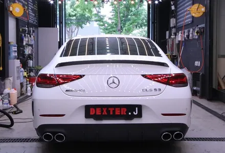 대구랩핑 CLS53AMG 사틴블랙 전체랩핑 / 대구 구미