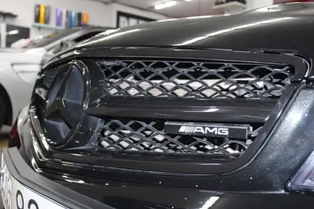 대구랩핑 C63AMG 크롬죽이기 [덱스터제이] / 대구 구미