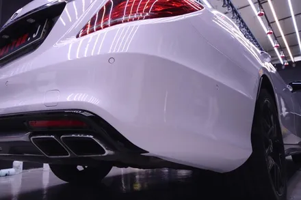 대구랩핑 W222 S클래스(S63AMG) 화이트전체랩핑 / 대구 구미