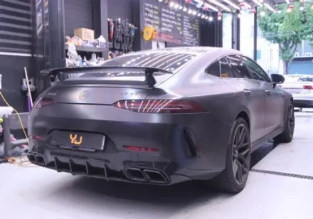 대구랩핑 AMG GT43 사틴바솔트 전체랩핑 / 대구 구미