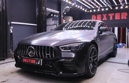 대구랩핑 amg gt63 사틴블랙 전체랩핑 / 대구 구미