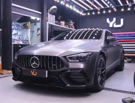 대구랩핑 AMG GT43 사틴바솔트 전체랩핑 / 대구 구미