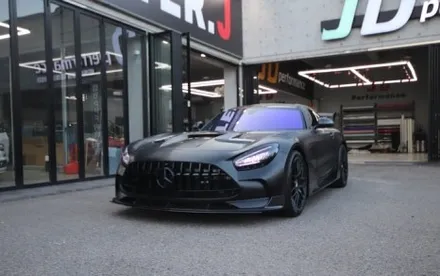 대구랩핑 AMG GT 2도어 블랙시리즈 바디 컨버전 전체랩핑 / 대구 구미