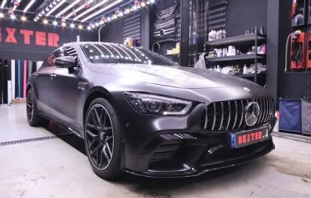 대구랩핑 amg gt63 사틴블랙 전체랩핑 / 대구 구미