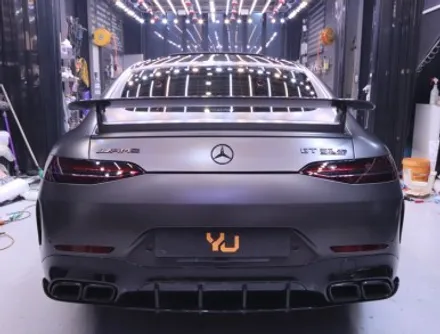 대구랩핑 AMG GT43 사틴바솔트 전체랩핑 / 대구 구미