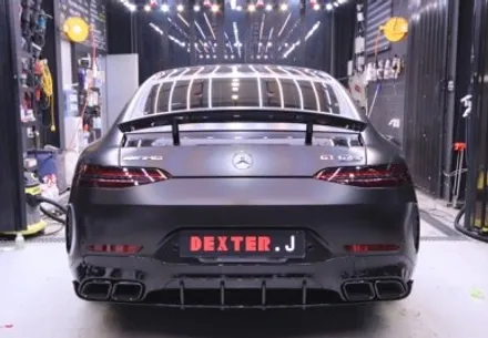 대구랩핑 amg gt63 사틴블랙 전체랩핑 / 대구 구미