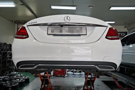 [벤츠 휠튜닝] 벤츠 C200 휠교체,C250 AMG 정품휠,중고휠 18인치휠 장착작업! 휠전문점 부천 티티모터스 / 인천 서구 석남동