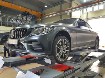 인천휠도색 깔끔한 퀄리티 찾아 방문해주신 C43 AMG 고객님! / 인천 서구 석남동