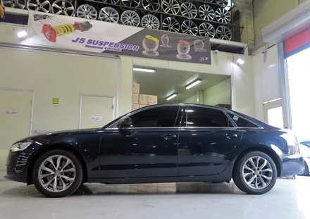 [아우디 휠 튜닝] 아우디 A6 18인치 휠 타이어 장착 작업!! A6 35TDI 프리미엄 순정 휠 장착!! 순정 휠 전문점 + (주)티티 모터스 / 인천 서구 석남동