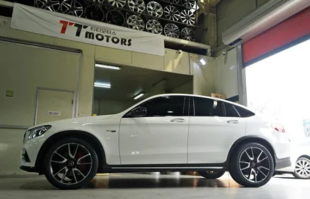 [벤츠 GLC 휠튜닝 작업] 벤츠 GLC 43 AMG 정품 21인치휠 + 피렐리 스콜피온 올시즌 21인치 타이어 장착작업!! / 인천 서구 석남동