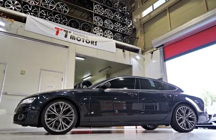 [아우디 휠튜닝 작업] 아우디 A7 55TDI 순정,중고 20인치휠 장착작업!! 아우디휠 전문점 부천 티티모터스 / 인천 서구 석남동