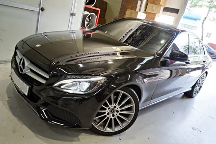 [벤츠 마차휠] 벤츠 W205 C200 휠튜닝. 벤츠 정품 중고 AMG 19인치휠 + 금호타이어 PS71 장착!! / 인천 서구 석남동