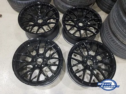 BMW 5시리즈 19인치 휠 도색, 휠 분체도장 작업!! 브리지스톤 rs004 타이어 교체. 인천 청라, 송도 휠 수리 전문점 휠라운지 / 인천 서구 석남동