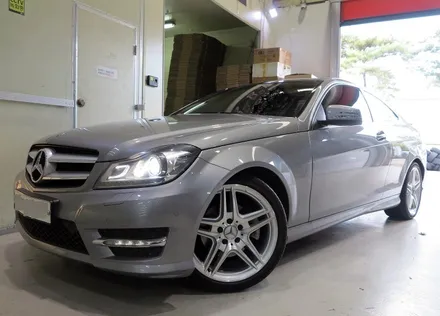 [벤츠 C 클래스] 벤츠 C220 정품 휠 AMG 휠로 교체 + 미쉐린 PS3 타이어 장착!! 벤츠 휠 튜닝 + 휠 전문점 + 티티 모터스 / 인천 서구 석남동
