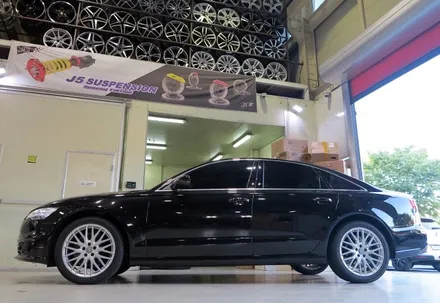[아우디 A6] 아우디 A6 35TDI 휠 튜닝 작업!! 아우디 A6 40TDI 순정 19인치 휠 장착 + 금호 마제스티 타이어 장착!! 순정 휠 전문점 + 티티 모터스 + 아우디 / 인천 서구 석남동