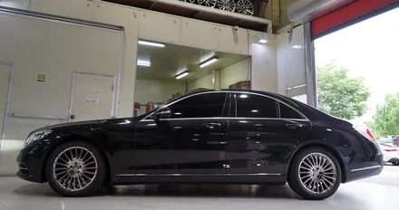 [벤츠 휠튜닝] 벤츠 S클래스 S350D 스퍼터링 크롬 19인치휠 + 미쉐린 프라이머쉬 2 ZP 타이어 장착작업!! 부천 순정휠,정품휠 전문점 (주)티티모터스 / 인천 서구 석남동