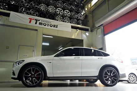 [벤츠 GLC 휠튜닝 작업] 벤츠 GLC 43 AMG 정품 21인치휠 + 피렐리 스콜피온 올시즌 21인치 타이어 장착작업!! / 인천 서구 석남동