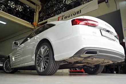 아우디 A6 35TDI 20인치 휠튜닝 장착작업! 아우디 A6 55TDI 정품,중고 20인치휠 + 한국타이어 장착!! / 인천 서구 석남동