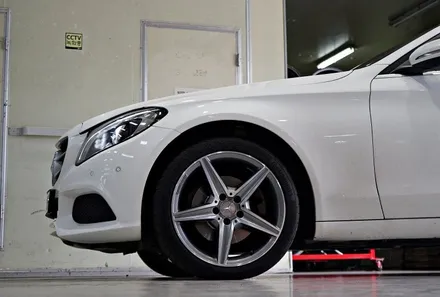 [벤츠 휠튜닝] 벤츠 C200 휠교체,C250 AMG 정품휠,중고휠 18인치휠 장착작업! 휠전문점 부천 티티모터스 / 인천 서구 석남동