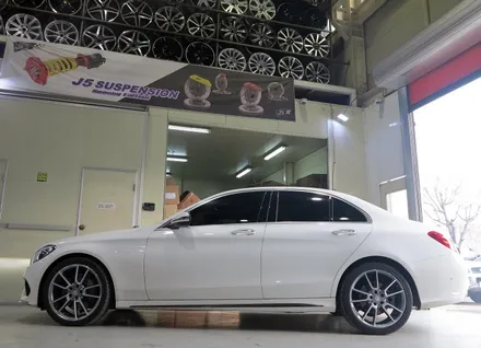 [벤츠 휠튜닝] 벤츠 C250, C43 AMG 정품 19인치휠 장착작업!! 순정휠,중고휠 전문점 (주)티티모터스 + 벤츠휠타이어 전문점 / 인천 서구 석남동