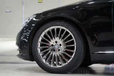 [벤츠 휠튜닝] 벤츠 S클래스 S350D 스퍼터링 크롬 19인치휠 + 미쉐린 프라이머쉬 2 ZP 타이어 장착작업!! 부천 순정휠,정품휠 전문점 (주)티티모터스 / 인천 서구 석남동
