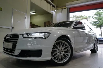 [아우디 휠튜닝] 아우디 A6 35TDI 휠교체 작업. 아우디 A6 40TDI 정품 19인치휠 + 255 40 19 타이어 장착작업!! 휠전문점 (주)티티모터스 / 인천 서구 석남동