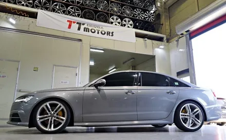 [아우디 휠튜닝] A6 40TDI 20인치휠 장착.아우디 S7 정품 중고 20인치휠. / 인천 서구 석남동