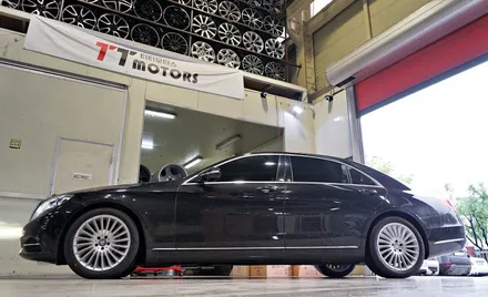 [벤츠 휠튜닝] 벤츠 W222 S클래스 S350 순정,중고 19인치휠 + 브리지스톤 타이어 장착작업!! 휠전문점 (주)티티모터스 / 인천 서구 석남동