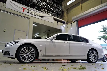 [BMW 휠튜닝] BMW G12 740LI 20인치 휠타이어 교체. BMW 750LI 20인치휠 + 금호타이어 장착!! / 인천 서구 석남동