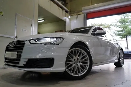 [아우디 휠튜닝] 아우디 A6 35TDI 휠교체 작업. 아우디 A6 40TDI 정품 19인치휠 + 255 40 19 타이어 장착작업!! 휠전문점 (주)티티모터스 / 인천 서구 석남동