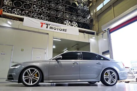 [아우디 휠튜닝] A6 40TDI 20인치휠 장착.아우디 S7 정품 중고 20인치휠. / 인천 서구 석남동