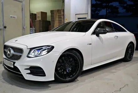 [ 벤츠 E클래스 휠튜닝 작업] 벤츠 E220D 쿠페차량에 벤츠 C63 AMG 정품,중고 19인치휠 장착작업!! 부천 휠전문점 티티모터스 / 인천 서구 석남동