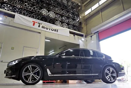 [BMW 휠튜닝 작업] BMW G11 730D 정품,중고 648M + 금호 TA91 마제스티 20인치 휠타이어 장착작업! / 인천 서구 석남동