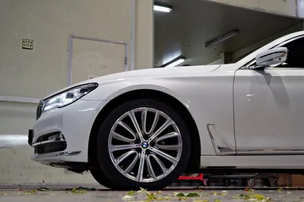 [BMW 휠튜닝] BMW G12 740LI 20인치 휠타이어 교체. BMW 750LI 20인치휠 + 금호타이어 장착!! / 인천 서구 석남동