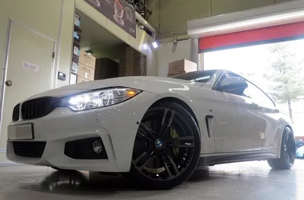 [ BMW F36 4시리즈 435D 휠 튜닝 작업기] BMW M3, M4 순정 19인치 휠 장착. 휠 전문점 + 티티 모터스 / 인천 서구 석남동