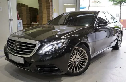 [벤츠 휠튜닝] 벤츠 S클래스 S350D 스퍼터링 크롬 19인치휠 + 미쉐린 프라이머쉬 2 ZP 타이어 장착작업!! 부천 순정휠,정품휠 전문점 (주)티티모터스 / 인천 서구 석남동