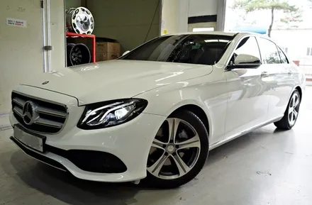 [벤츠 휠도장,다이아몬드커팅] 벤츠 W213 E200 18인치 휠튜닝 작업! 부천 휠전문점 티티모터스 / 인천 서구 석남동