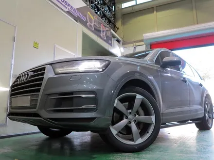 신형 아우디 Q7 35TDI 휠 튜닝 작업!! 아우디 정품 21인치 휠 장착 + 피렐리 타이어 + 285 40 21 + 휠 전문점 + 티티 모터스 / 인천 서구 석남동