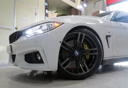 [ BMW F36 4시리즈 435D 휠 튜닝 작업기] BMW M3, M4 순정 19인치 휠 장착. 휠 전문점 + 티티 모터스 / 인천 서구 석남동