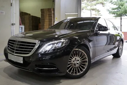 [벤츠 휠튜닝] 벤츠 S클래스 S350D 스퍼터링 크롬 19인치휠 + 미쉐린 프라이머쉬 2 ZP 타이어 장착작업!! 부천 순정휠,정품휠 전문점 (주)티티모터스 / 인천 서구 석남동