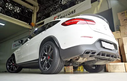 [벤츠 GLC 휠튜닝 작업] 벤츠 GLC 43 AMG 정품 21인치휠 + 피렐리 스콜피온 올시즌 21인치 타이어 장착작업!! / 인천 서구 석남동