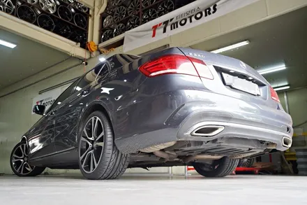 벤츠 E클래스 E220D 스포츠 정품,중고 19인치휠 + 한국 타이어 장착작업!! 벤츠휠 전문점 티티모터스 / 인천 서구 석남동