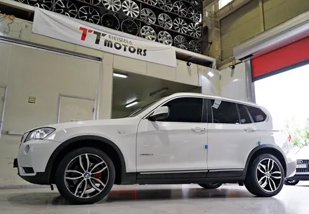 BMW X3 휠튜닝 작업. BMW X3,X4 M 순정 19인치휠 + 금호TA91 타이어 장착작업.부천 티티모터스 / 인천 서구 석남동